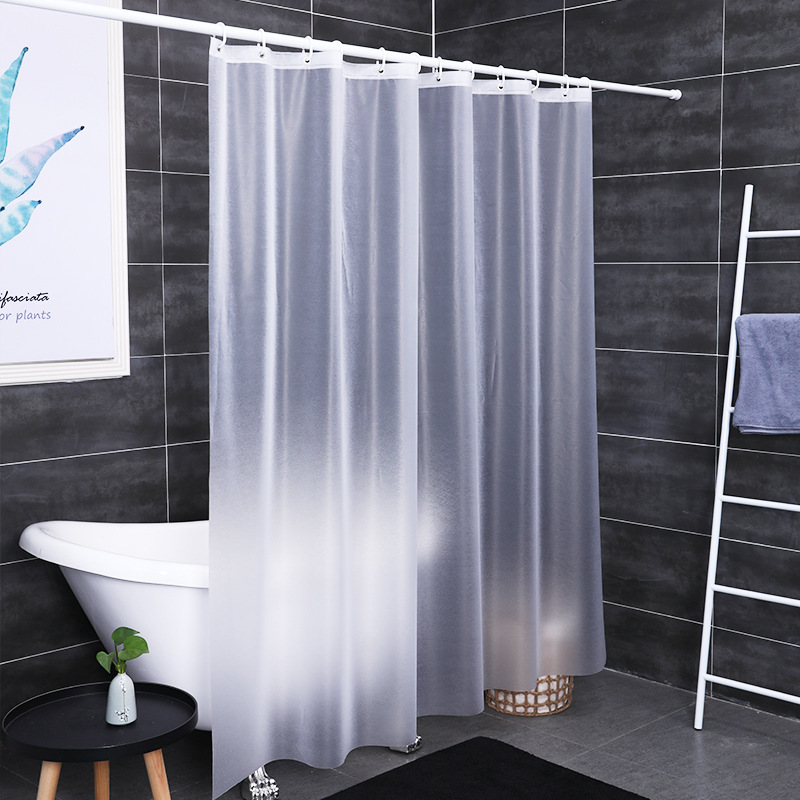 Spot Wholesale Peva Thickeneded 3D Shower Curtain Bathroom Special Shower Curtain Cross-Border Hot Selling Waterproof Curtain
