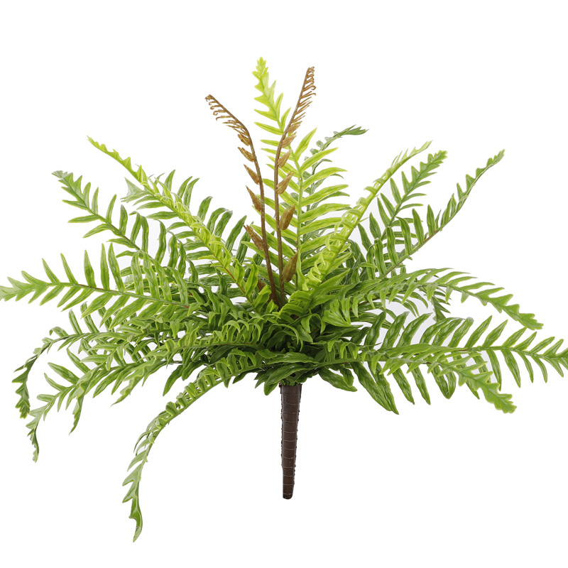 Artificial Fern Green Plant Potted Plant for Living Room Home Wedding Celebration Decoration Ornament Artificial Persian Grass Fern Fern Grass