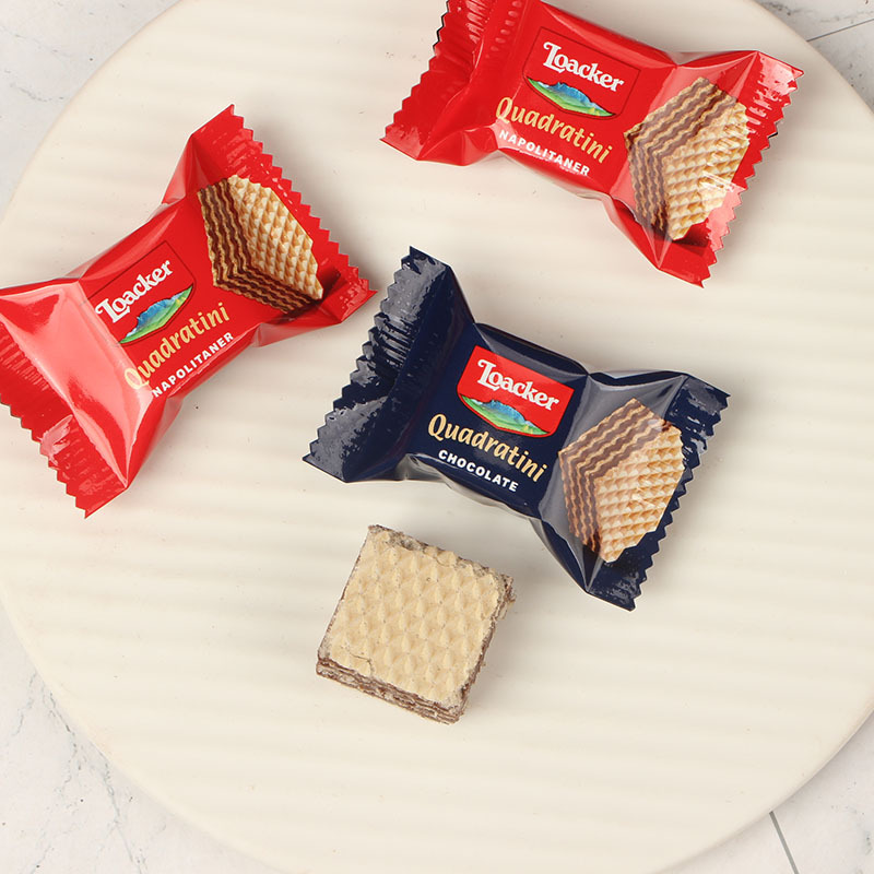 Итальянское импортное печенье Loacker 3.5 г Laijia Weihua для свадебных конфет и тортов, подарок на свадьбу, интернет-закуска