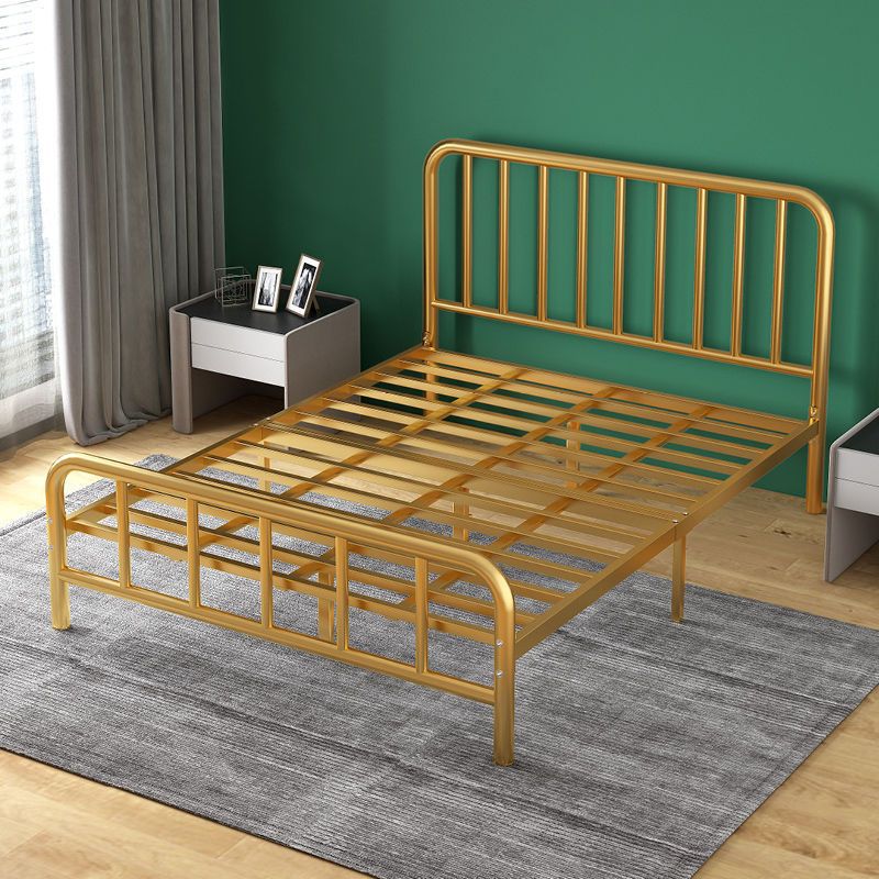 Modern Simple and Economical Iron Bed 1.35m Single Bed Dormitory Apartment Rental Home Iron Frame Bed