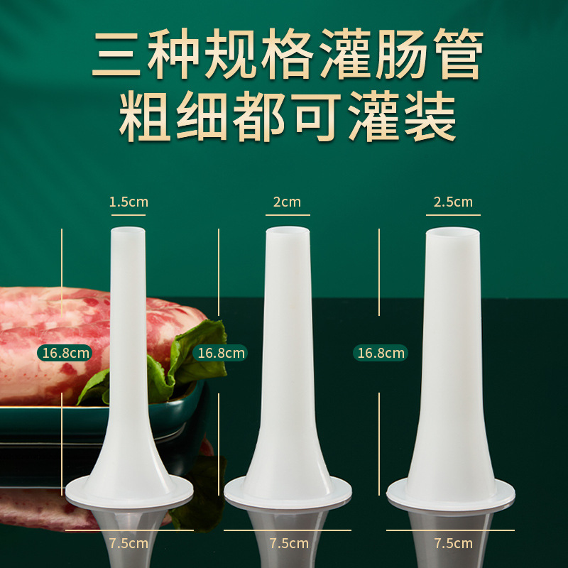 Manual Sausage Stuffer Machine for Home Use, Sausage Casing Filler, Sausage Making Tool, Labor-Saving Gadget for Stuffing Sausages