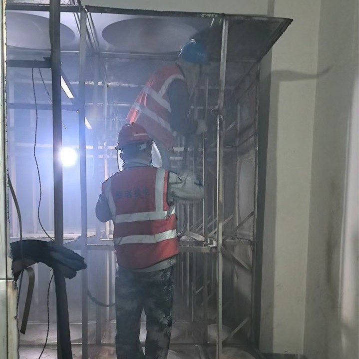 [Basement Demolition] Large Stainless Steel Water Tank 10-1000t Certified Cutting and Removal One-Stop Service