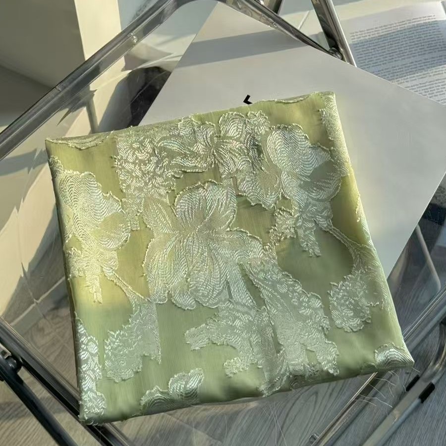 Factory Direct Sales 2025 Spring and Summer Full Polyester Cut Flower Colorful Stereo Flower Women's Skirt Fabric Digital Printing