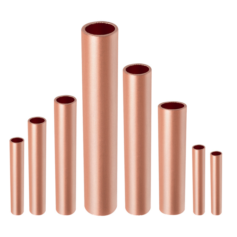 GT copper tube 10-400 square cable intermediate wiring pipe connecting pipe crimping pipe cable intermediate connector straight pipe