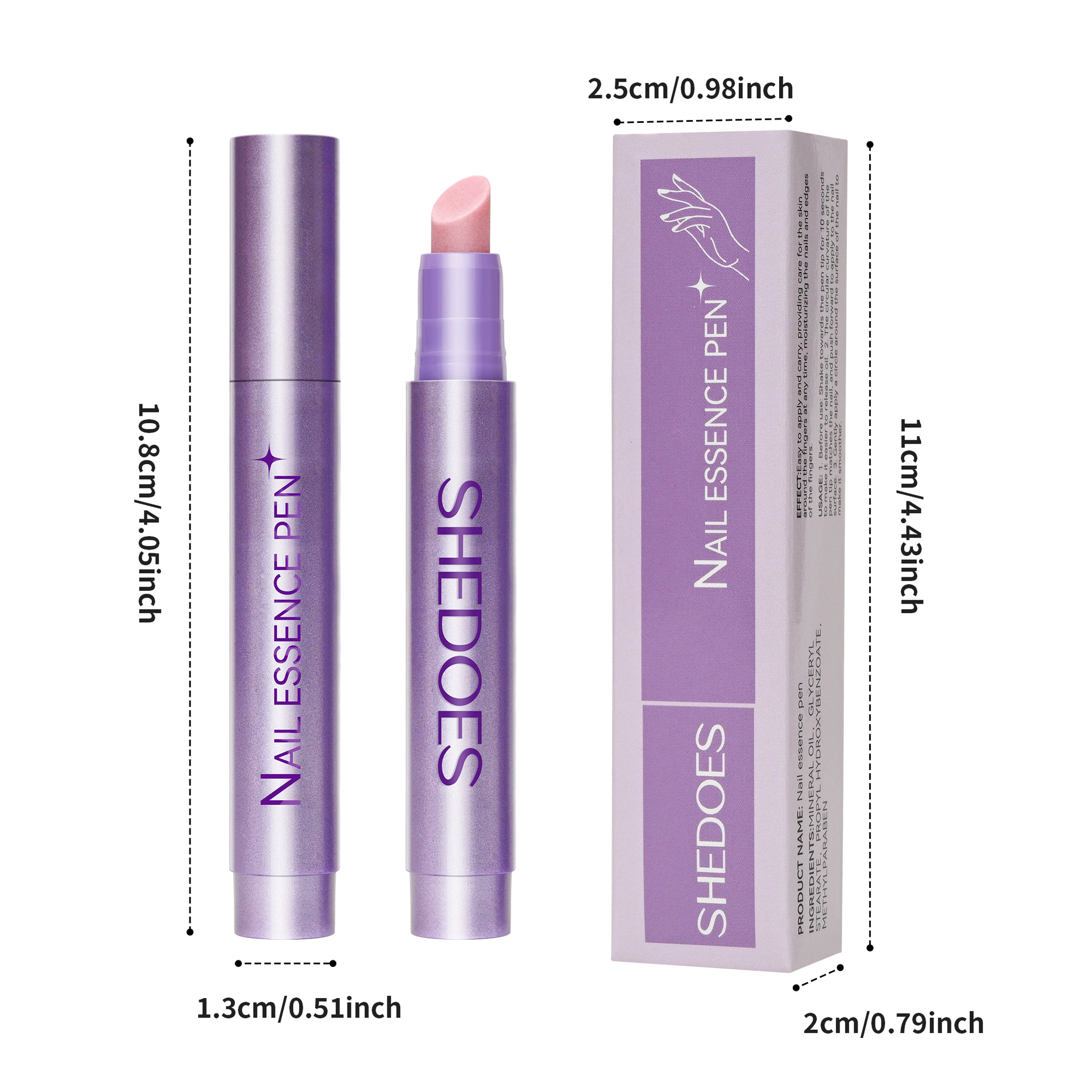 Shedoes Cross-Border Manicure Essence Pen Moisturizing, Brightening, Repairing Nails, Removing Dead Skin, Moisturizing, Manicure and Nail Oil