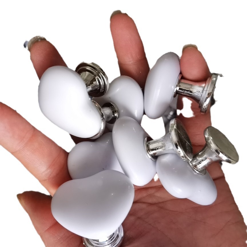 in stock with love toilet press artifact simple furniture handle solid heart button factory outlet