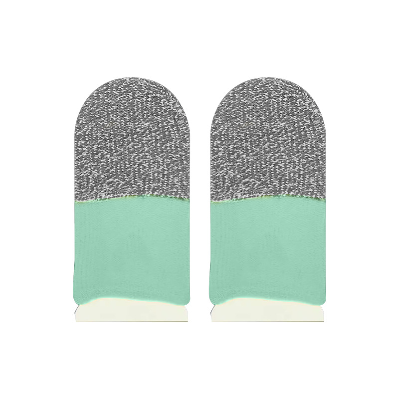 Contrast Color Game Finger Cots 24-Pin Carbon Fiber Mobile Game Finger Cots Game Gloves Ultra-Thin Anti-Sweat and Anti-Slip E-Sports Model