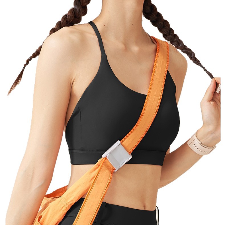 Seamless Halter Bra All-In-One Sports Fitness Yoga Beautiful Back Suspender Sports Bra