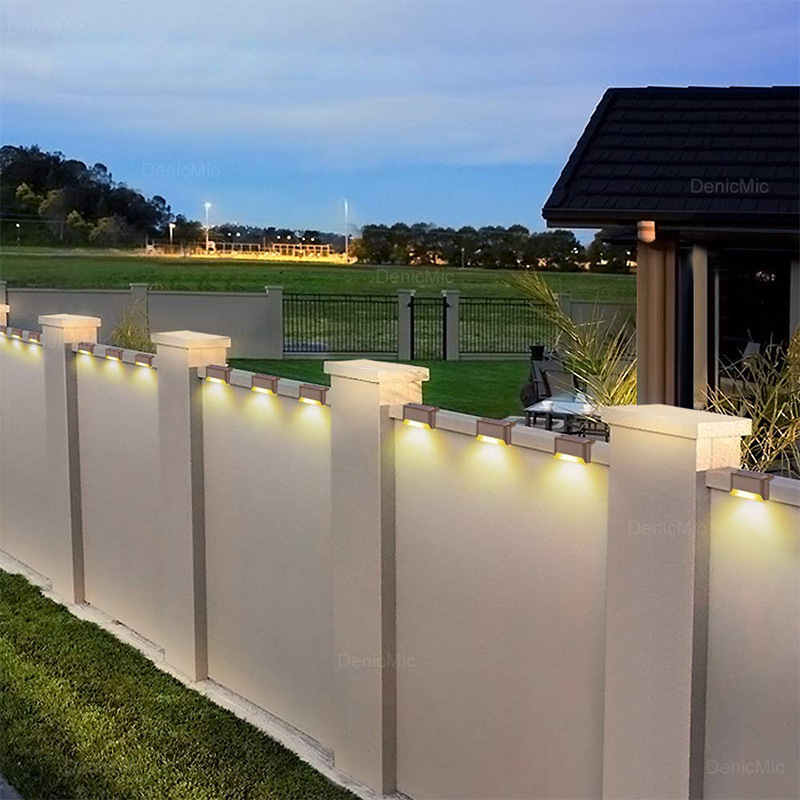 Solar Outdoor Garden Lights Stair Wall Lights Step Lights Step Lights LED Road Light Garden Waterproof Lighting