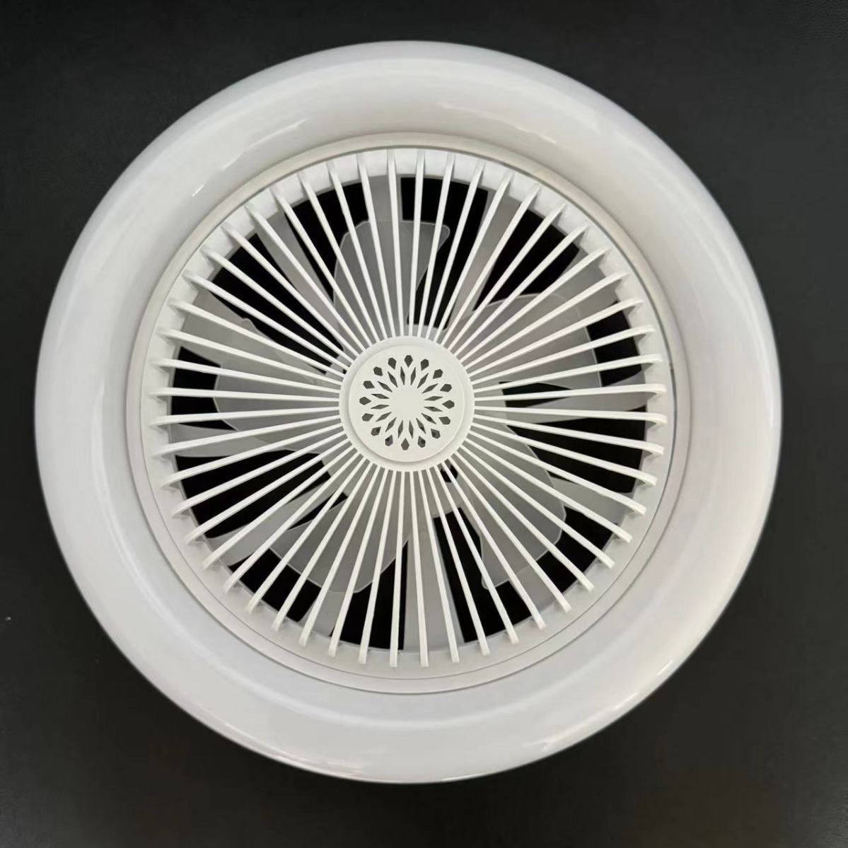 Screw Fan Lamp E27 Integrated Remote Control Kitchen Energy-Saving Room Led Bedroom Ceiling Lamp Household Fan Lamp