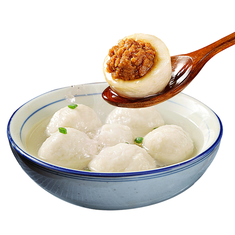 Фузьяньские рыбные шарики, ручной работы, с начинкой из угря, вкус бабушки, большие рыбные шарики ручной работы