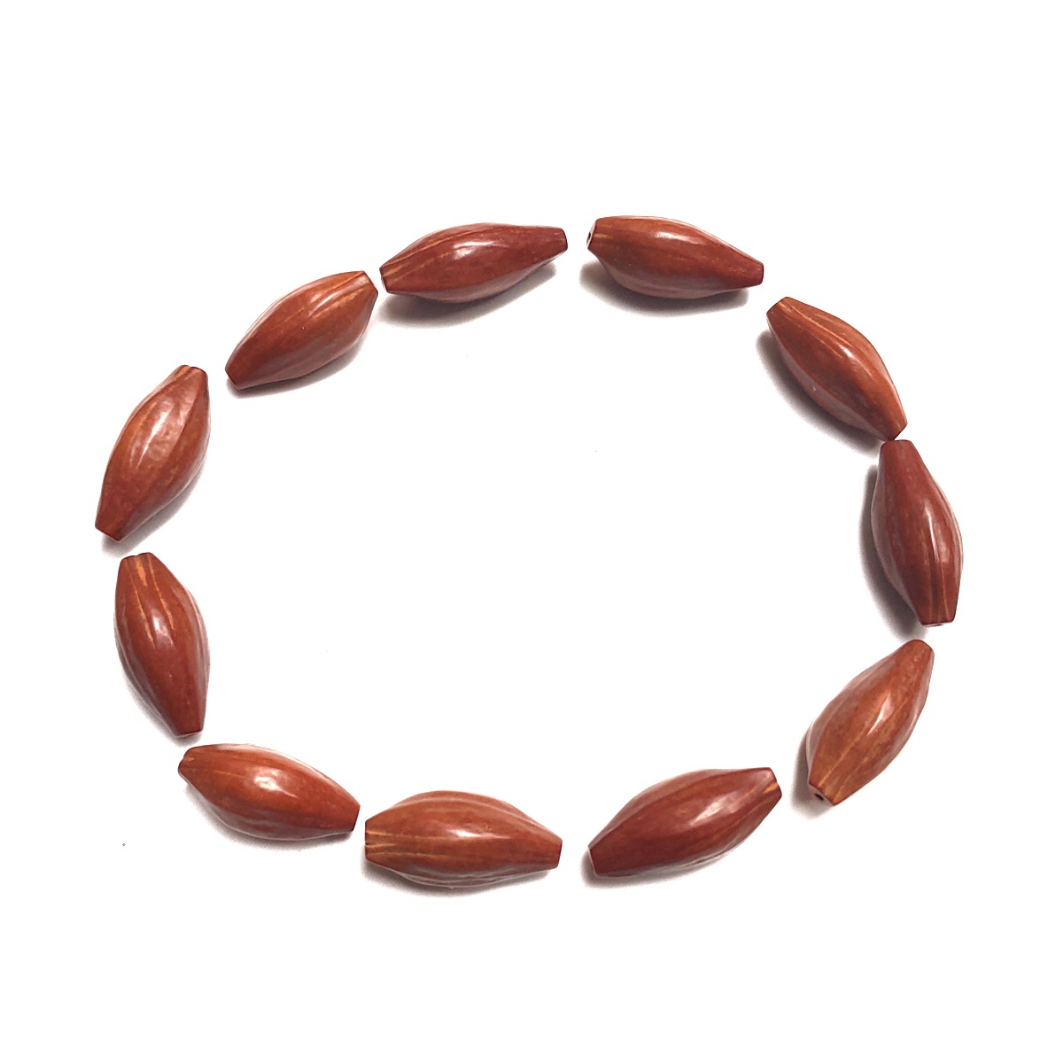 Olive Stone Raw Skin Whitening Cream, Long String Neck Hanging Bracelet for Men and Women, Plain Stone Beads, DIY Craft Accessories