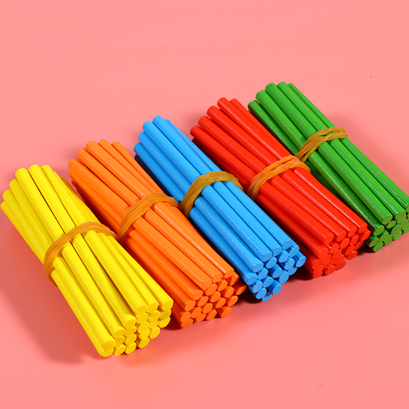 Boxed 100 Counting Stick Math Stick Pupils First and Second Grade Counter Addition and Subtraction Counting Teaching Aware