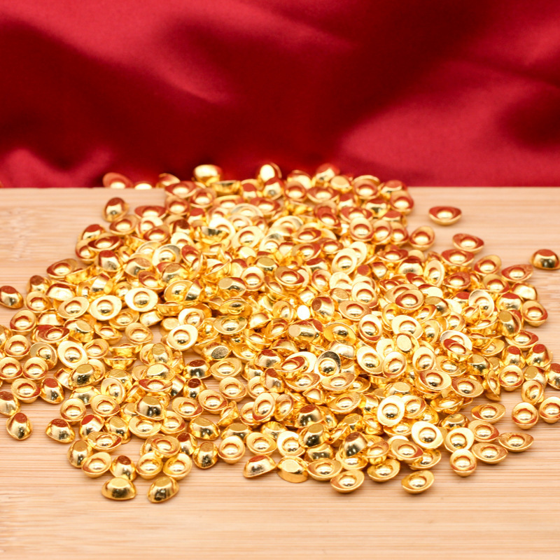 Оптовая продажа мини-слитков из сплава, имитация золотых слитков, металлические изделия оптом