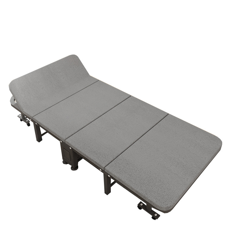 Lunch Break Folding Bed Single Lunch Break Bed Four-fold Folding Bed Office Folding Bed Four-fold Army Bed Student Sofa
