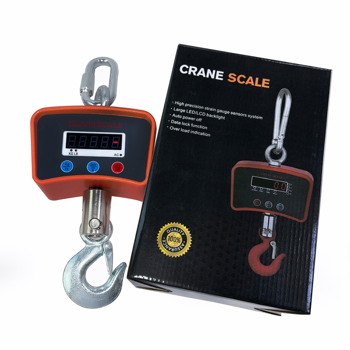 Factory direct 500kg electronic hanging scale handheld industrial scale hanging scale 1 ton hanging scale 3T-5T electronic hanging scale