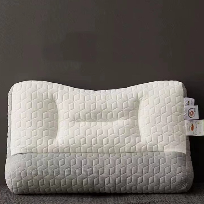 Anti-Traction Latex Pillow Core Cervical Spine Pillow Home Students Sleep Peacefully Adult Pillow Core Manufacturer Spot Wholesale
