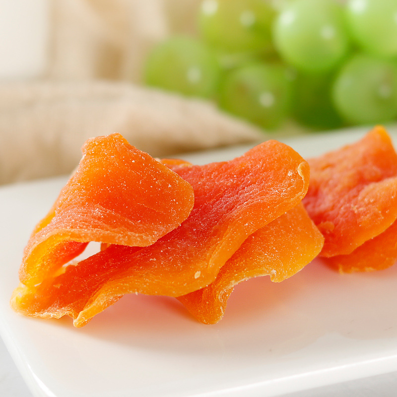 New Product Red heart dried papaya 500g dried papaya slices preserved preserved fruit sweet and sour delicious dried fruit papaya nationwide wholesale