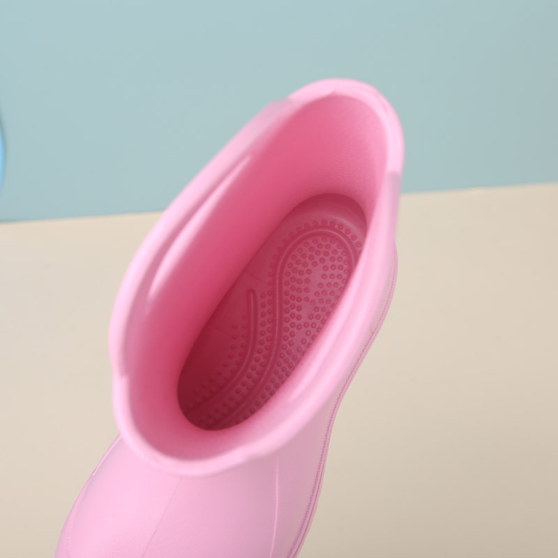 Baby Rain Boots Rubber Plastic Lightweight Non-Slip Boys and Girls Kindergarten Kidsren's Rain Boots Boys and Girls New Rain Boots