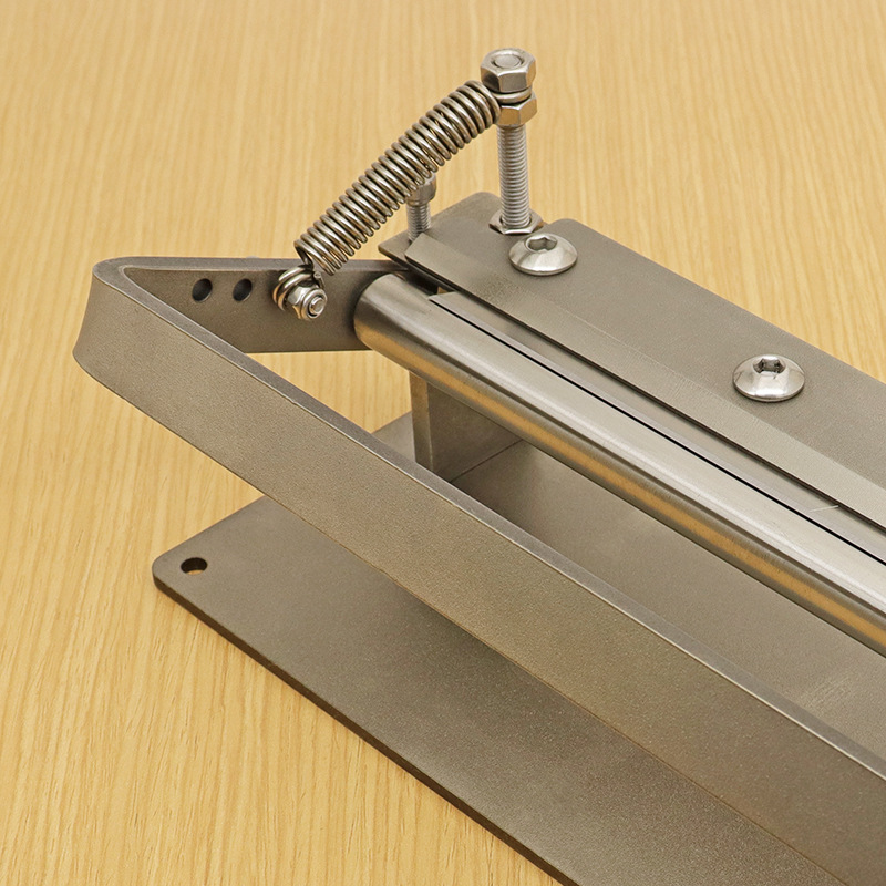 Large handmade leather thinning machine soft and hard cowhide thinning diy tool 304 stainless steel with bearing silky smooth