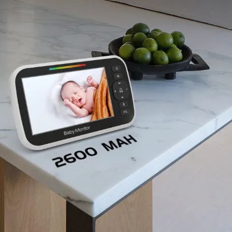 [Mczl Factory] New Product Cross-Border 5inch Source Factory Baby Monitor Wireless Night Vision Intercom Source Factory