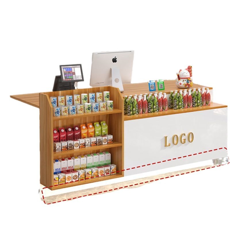 Cashier Bar Counter Supermarket Convenience Store Modern Milk Tea Maternal and Infant Pharmacy Reception
