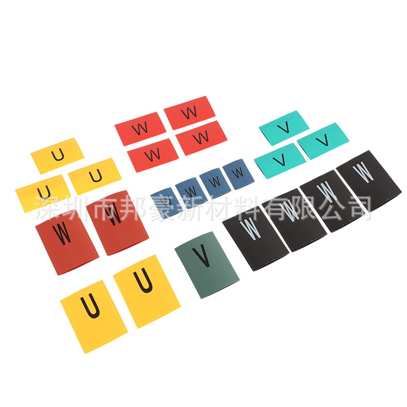 Manufacturers supply White 3.0mm number line number sleeve cable identification tube motor Heat Shrinkable identification tube