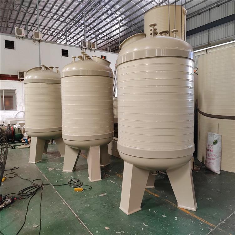High Temperature Resistant Pph Winding Storage Tank, Waste Gas Absorption Tower Supporting Chemical Wastewater Treatment 30 Tons with Stirring Device
