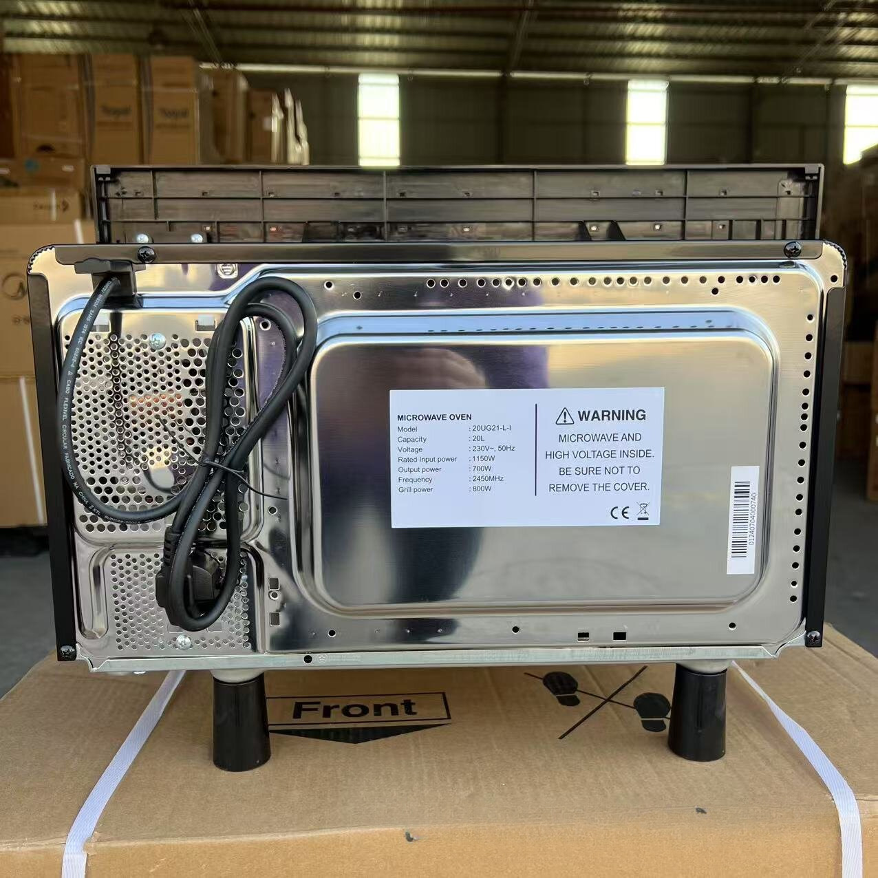 Cross-Border English Version of Embedded Microwave Oven Household Stainless Steel Panel Microwave Oven 20L Microwave Oven