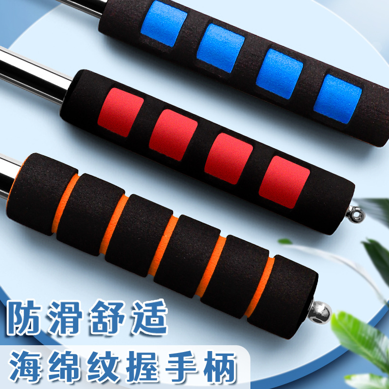 Guide flagpole 2 m handheld telescopic flagpole stainless steel outdoor high-end hand-cranking shrink flagpole 3 m pointer 1.6