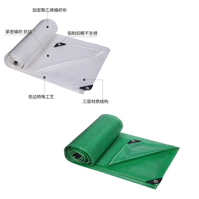 Pe Mesh Cloth Cross-Border Greenhouse Flower Room Insulation Cloth Foreign Trade Wholesale Windproof and Rainproof Insulation Cover Transparent Mesh Tarpaulin