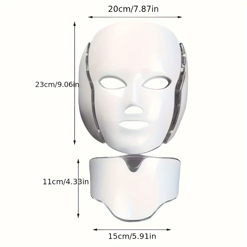 2026 New Cross-Border Dropshipping Colorful Led Light-Sensing Mask 7 Colorful Led Light-Sensing Mask Mask Cross-Border
