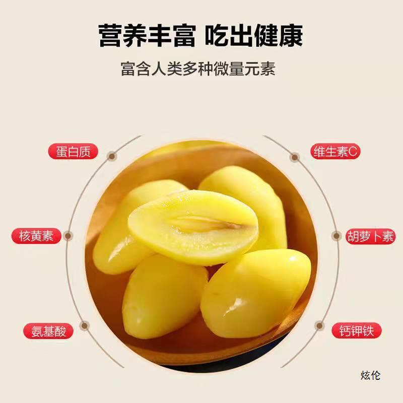 Fresh Vacuum-Packed Ginkgo Nuts 500g, Preserved Ginkgo Nuts, Shelled and Cooked Ginkgo Nuts