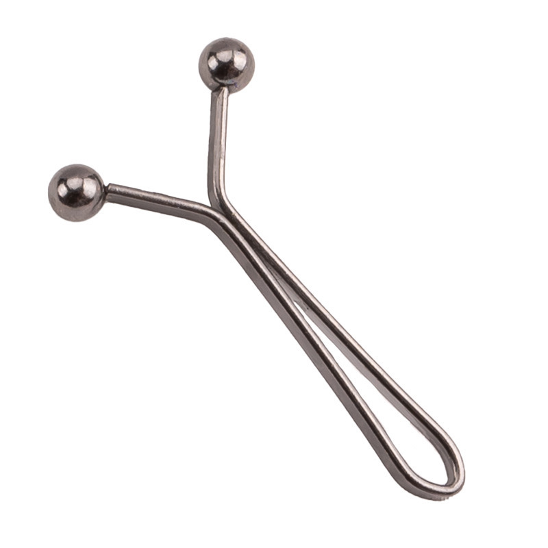 Adjustable U-Shaped Clip for Clothing, Available in Gold, Silver, and Black, with Steel Bead Clip for Metal Waistband Fixing and Waist Tightening Tool