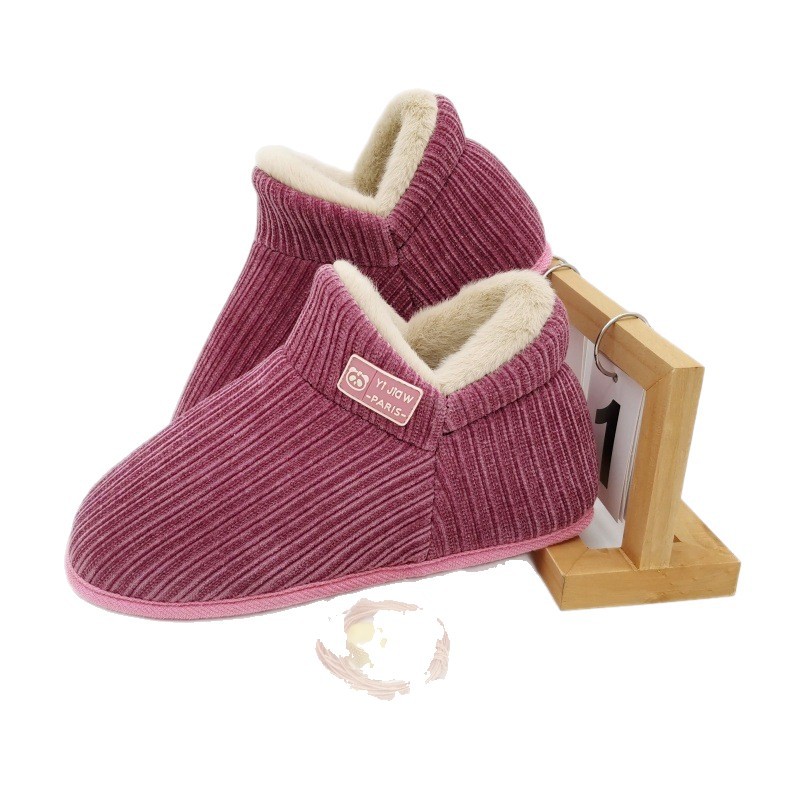 2025 New Handmade Semi-Finished Cotton Shoe Upper DIY Shoe Material Kit for Wedding Couples Winter Fleece-Lined Thickened Shoe Upper