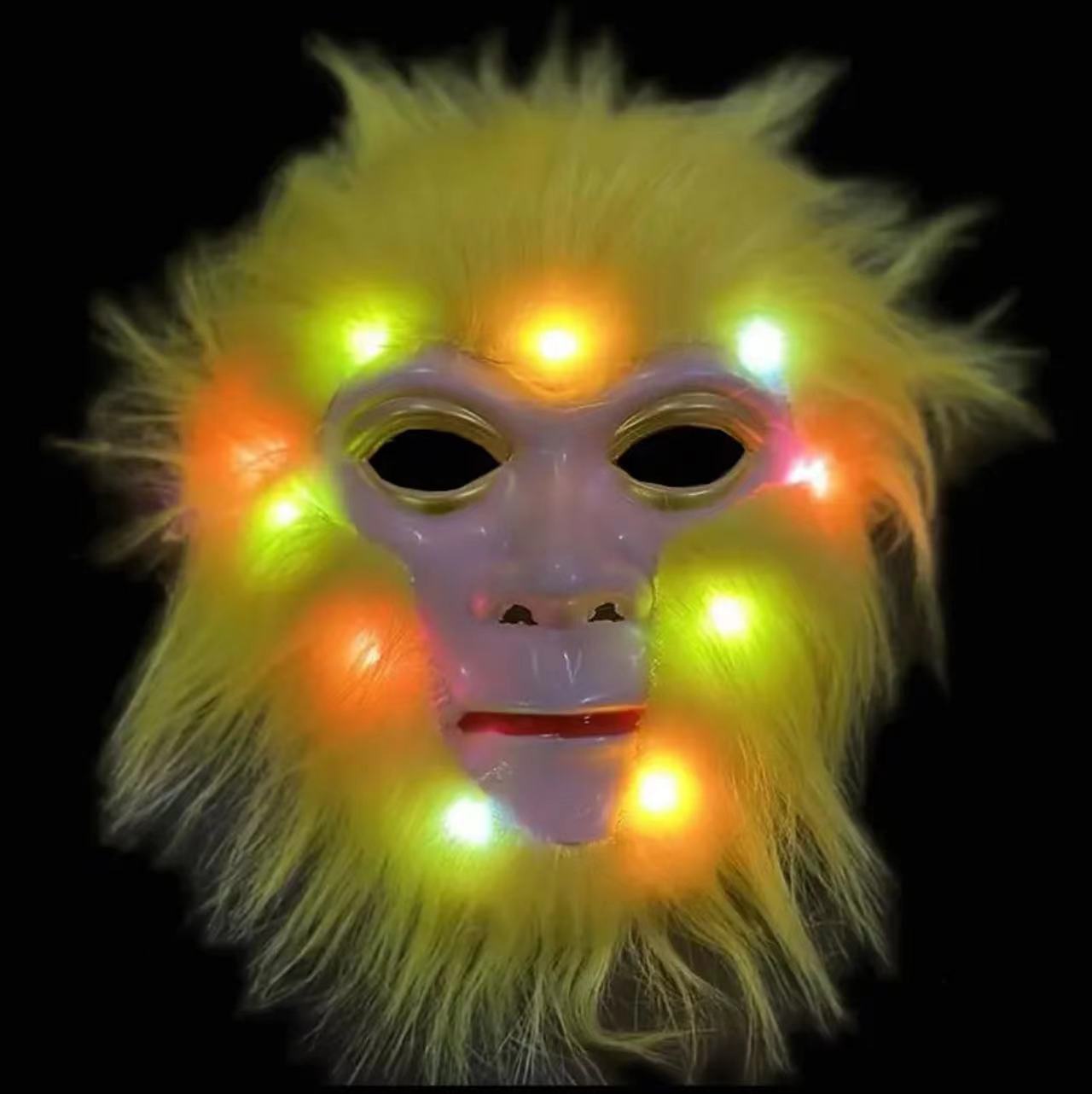 Black Myth Goku Tight Curse Luminous Plush Monkey King Mask Aluminum Tight Curse Monkey King Mask Tight Curse