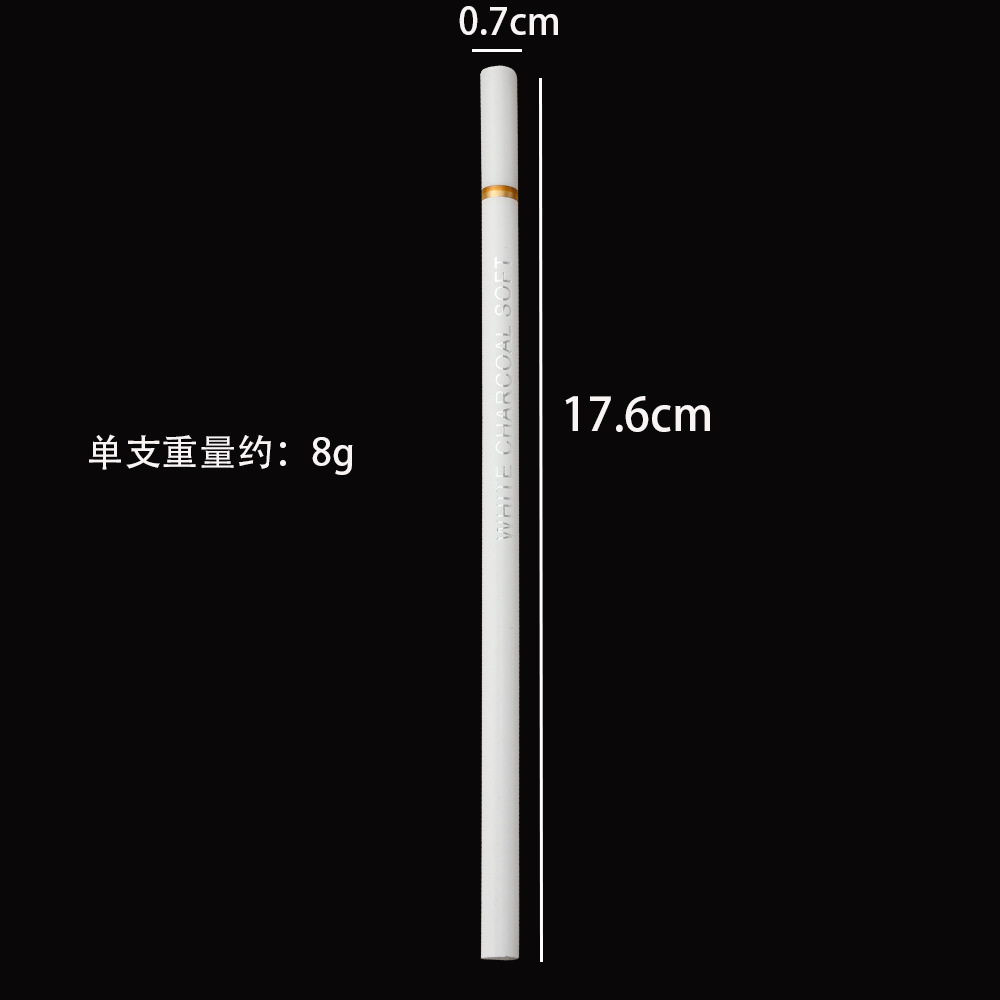 White charcoal pen high-gloss pen sketch painting sketch for art students white charcoal pen