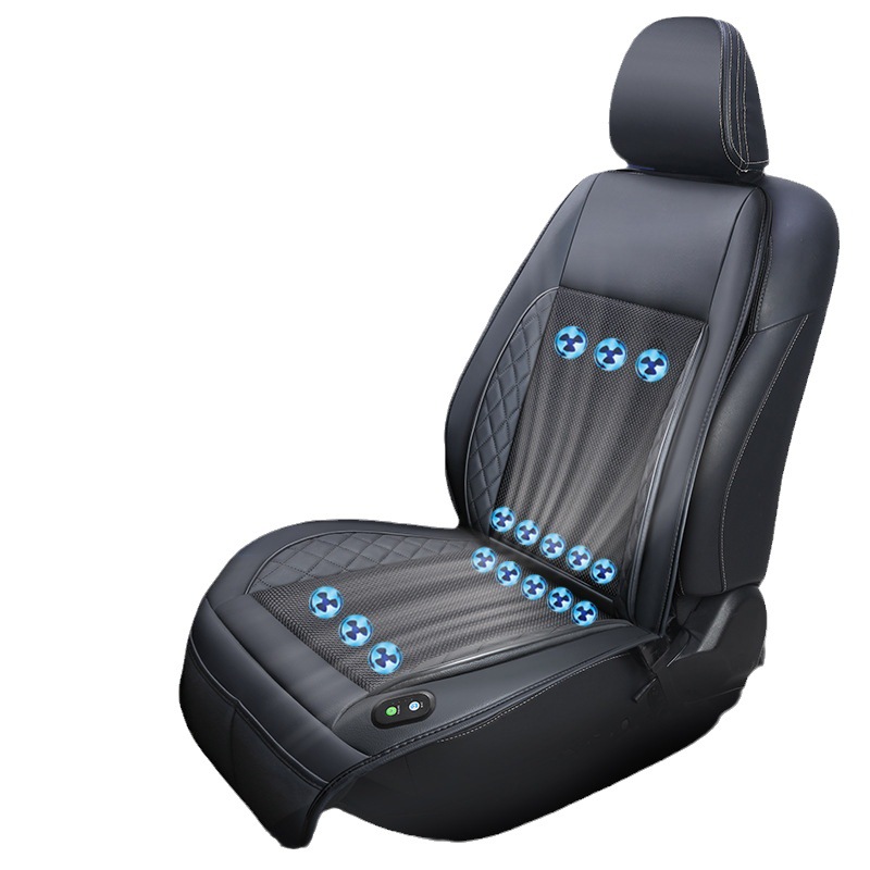 2023 new summer car ventilation cushion refrigeration seat cushion summer single fan cool cushion