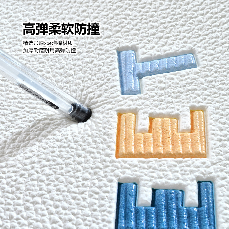 Foreign Trade Cross-Border 3D Stereo Wallpaper Self-Adhesive Kindergarten Nursery Anti-Collision Wallpaper Kidsren's Cartoon Soft Wall Skirt