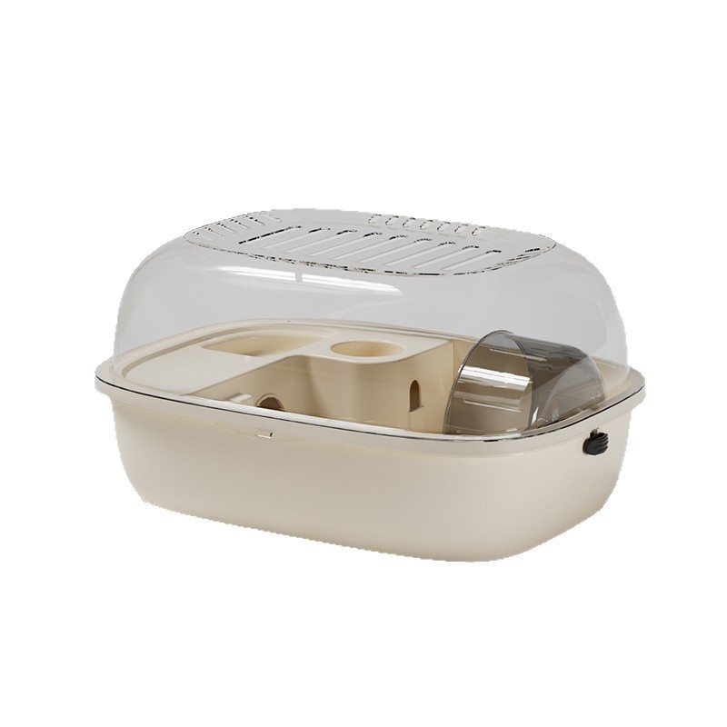 New Hamster Cage Golden Bear Flower Rat Take-Out Luxury Cage Acrylic Large Space Easy to Clean Pet Supplies