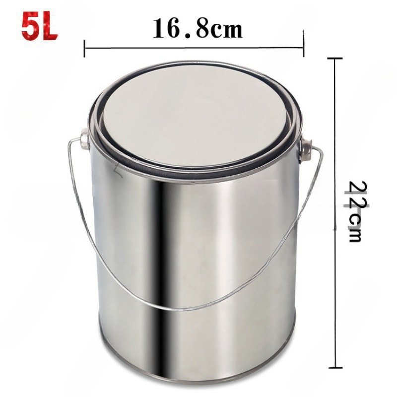 Asphalt Sampling Barrel, Sample Retention Iron Can, Satchel Paint Barrel, Iron Barrel with Lid, Repackaged Sealed Can, Iron Barrel, Round Barrel