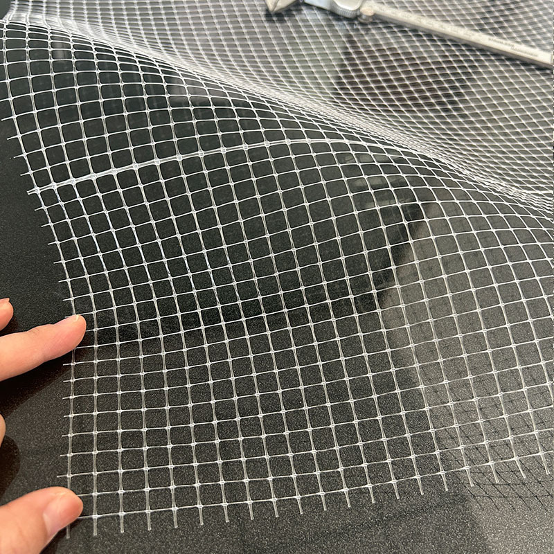 Fish Tank Invisible Anti-Jump Net Plastic Mesh Sheet Cover Pp Biaxially Stretched Mesh Transparent Anti-Jump Mesh Sheet