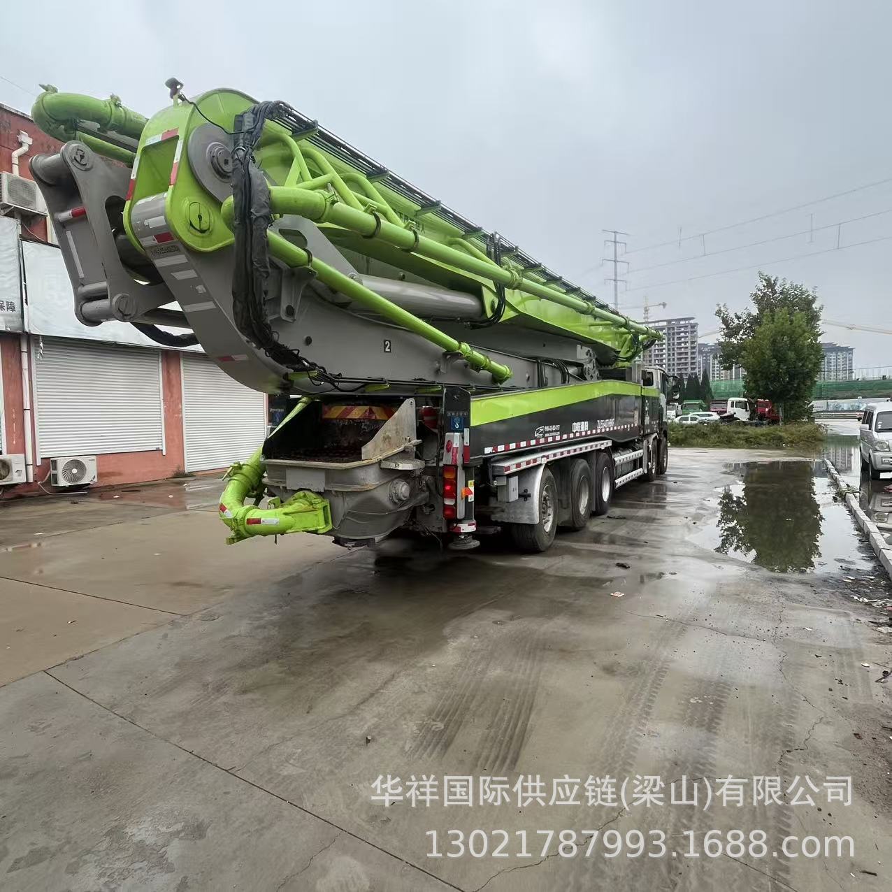 Zoomlion Concrete Delivery Truck, Cement Pump Truck, Mixing Cement Pump Truck 43m Small Concrete Pump Truck
