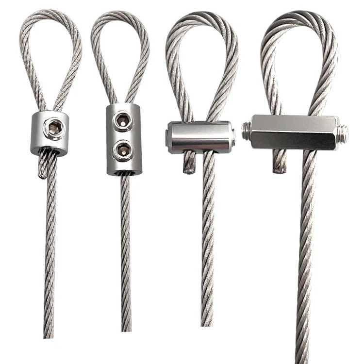 Wire Rope Sling Lamp Sling Wire Rope Wire Lock Device Lighting Sling Accessories Adjustable Wire Lock Buckle