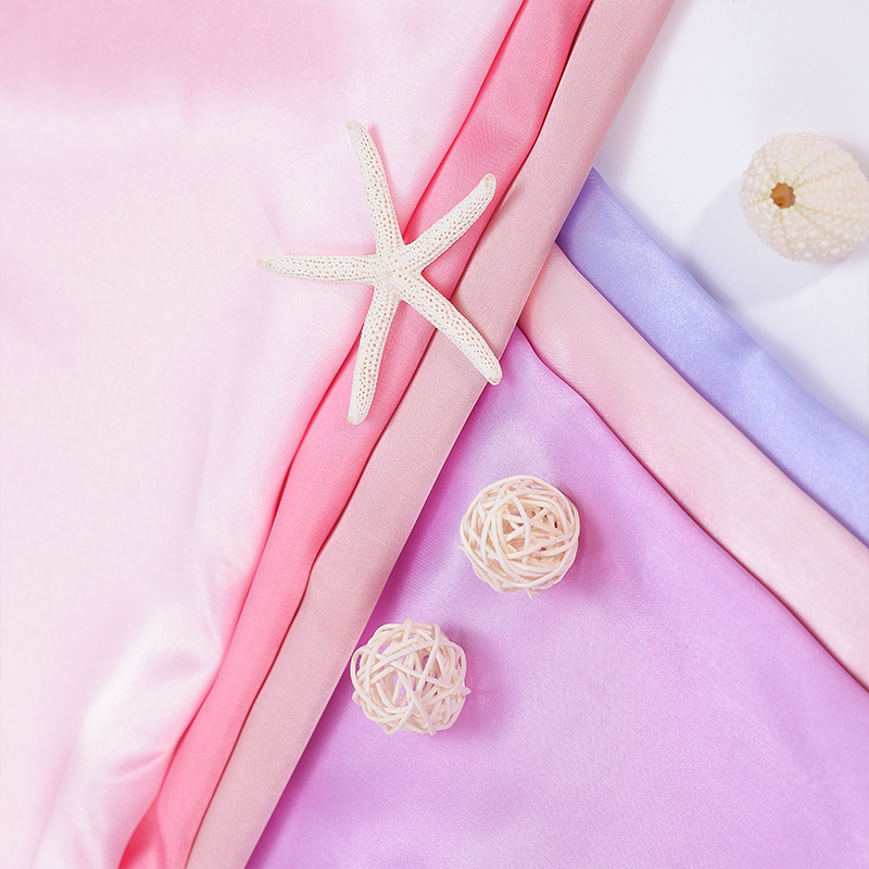 Simulated Silk Satin Fabric Pure Color Silk Satin Ancient Costume Han Dynasty Cheongsam Dress Clothing Lining Decorative Background Fabric