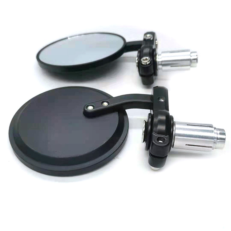 Motorcycle Rearview Mirror Modification Accessories Handlebar Rearview Mirror Motorcycle Round Rearview Mirror Foldableing Rearview Mirror