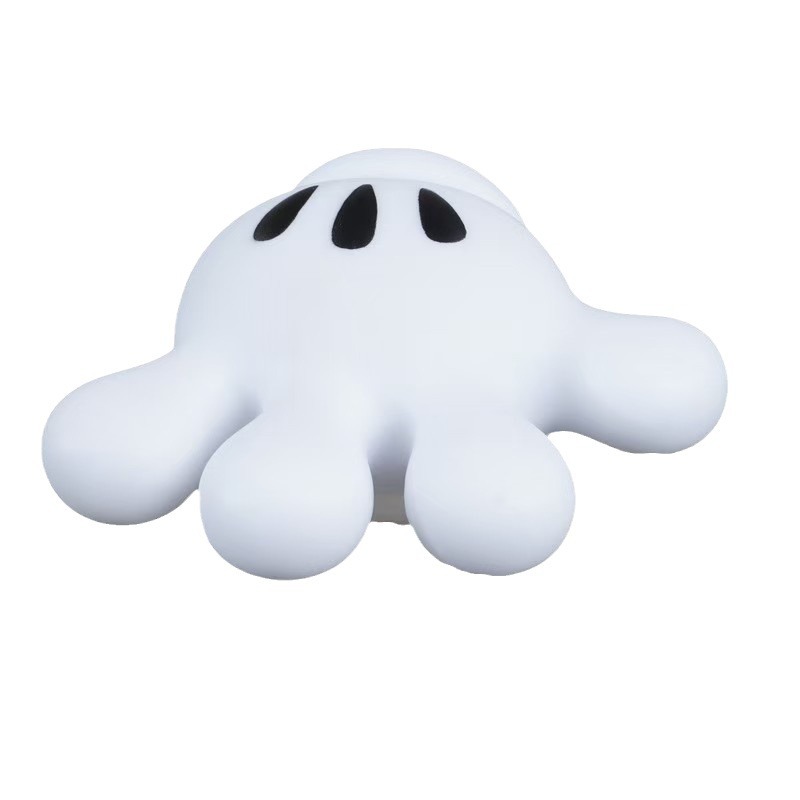 Mickey Simple Towel Rack Kidsren's Wall-Mounted Toothbrush Rack Adhesive Hook Family of Four Bathroom Storage Rack Nail-Free