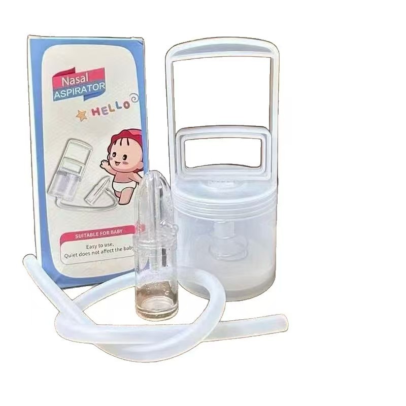Baby Hand-Pulled Nasal Aspirator, Manual Negative Pressure Nasal Suction Device, Baby's Nasal Congestion Relief Device, Anti-Reflux Design