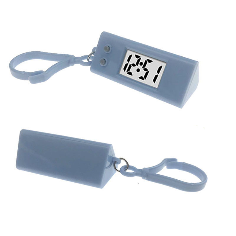 Portable Small Keychain Watch Digital Mute Student Examination Learning Electronic Clock Mini Small Pendant Electronic Pendant