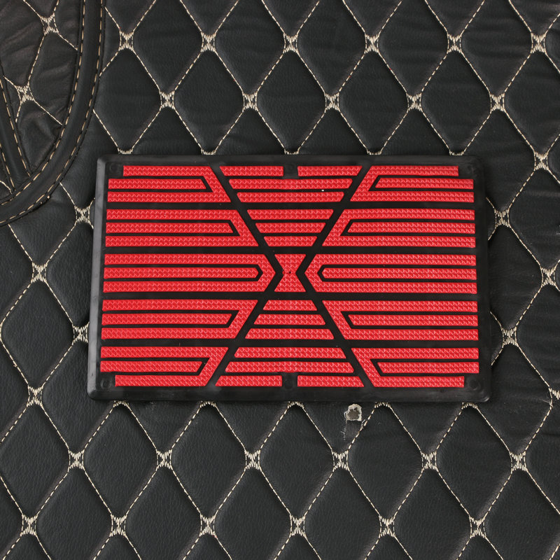 Car Driver's Foot Mat, Rice-Shaped Pedal Main Screw, Wear-Resistant Pvc Material, Special for Automatic Transmissions